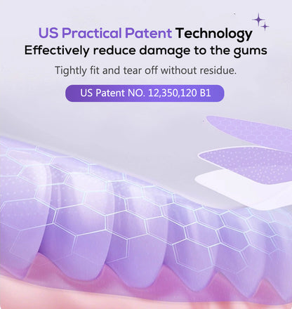 V34 Purple Teeth Whitening Strips